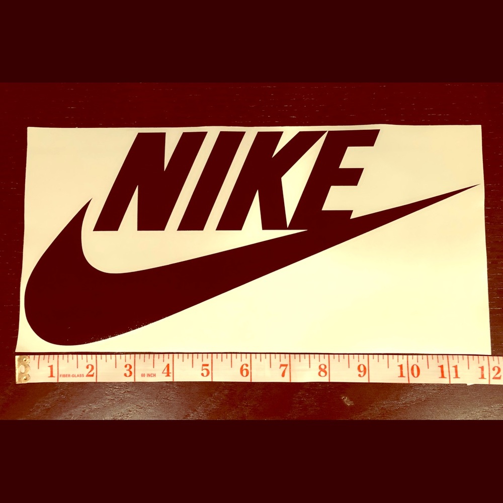 Rare Nike Team Die Cut Decal Sticker 12” SB Skate